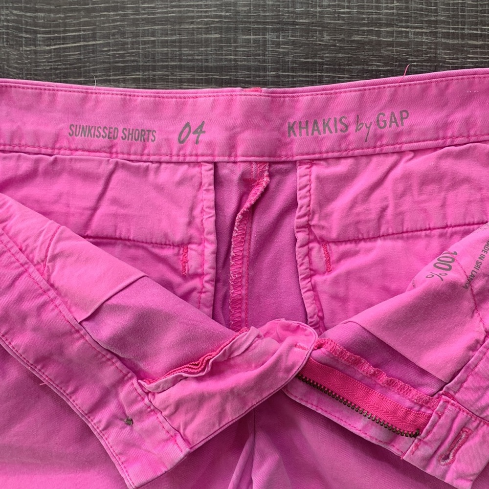 GAP Sunkissed Summer Shorts Pink Women’s Khakis by Gap size 4 - Picture 4 of 6